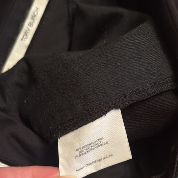 Tory Burch women’s black  Dress Pants - size small - zip pockets - Picture 5 of 7